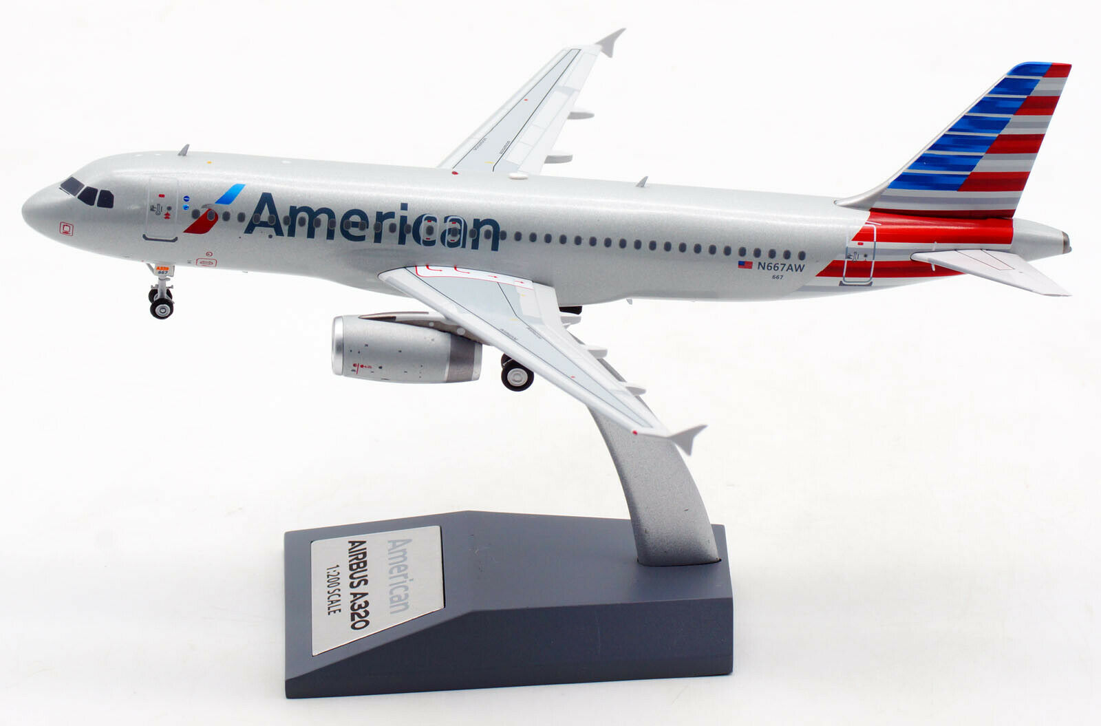1/200 Fokker Aircrafting Airbus A320-200 Airplane Display Model 