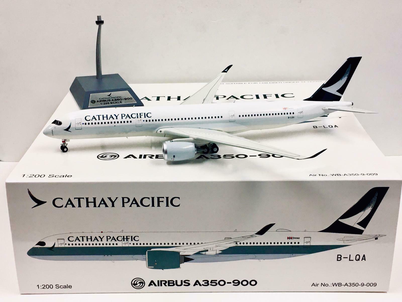 1:400 Aviation400 Cathay Pacific Airlines A350-900 B-LQD Free Tractor+Stand