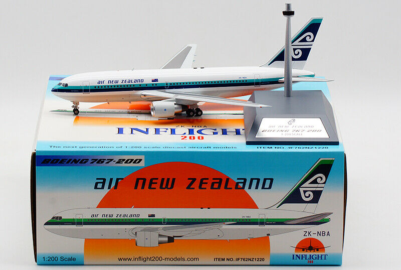 INFLIGHT 200 IF762NZ1220 1/200 Luft Neuseeland Boeing 767-200 Zk-Nba Mit Stand 